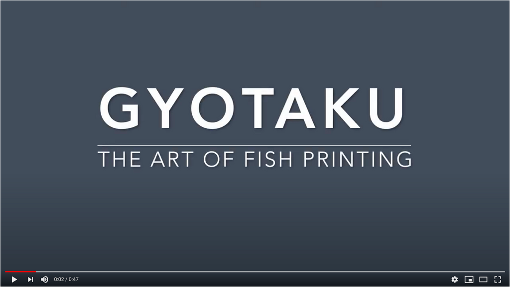 Gyotaku– The Art of Fish Printing