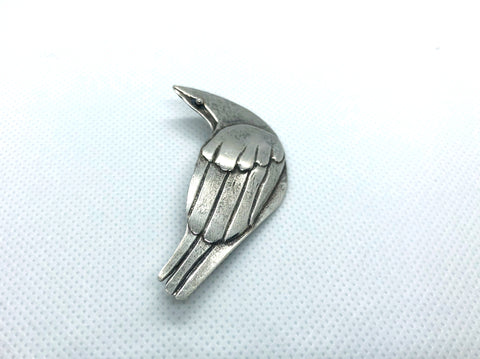 Silver Crow Pin