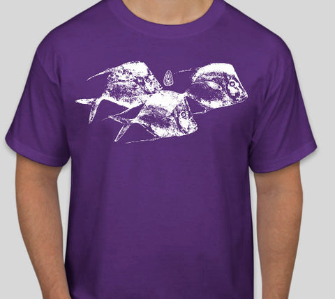 Lookdown Fish Gyotaku T-Shirt – XL