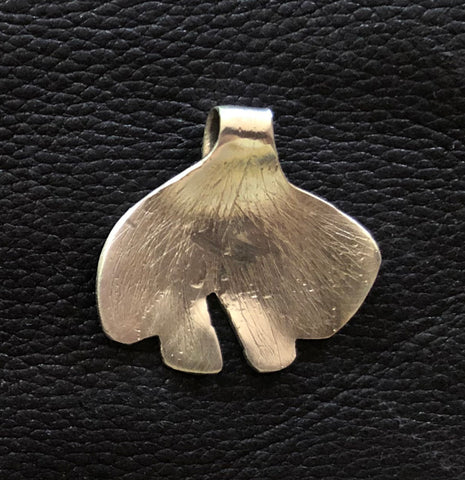 Small Silver Ginkgo Leaf