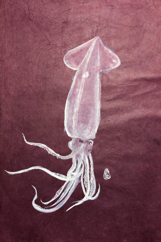 Squid on Purple